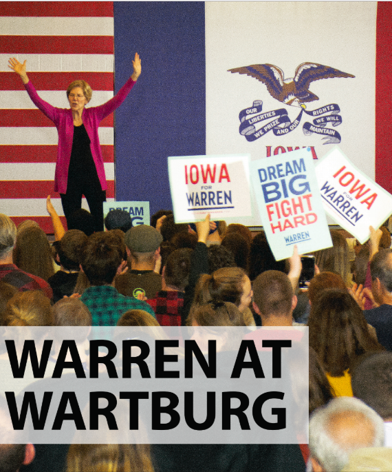 WARREN AT WARTBURG: DEMOCRATS BATTLE FOR THE WHITE HOUSE