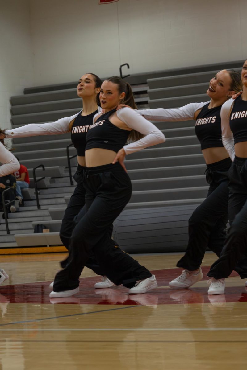 The Wartburg dance team's hip-hop performance.
